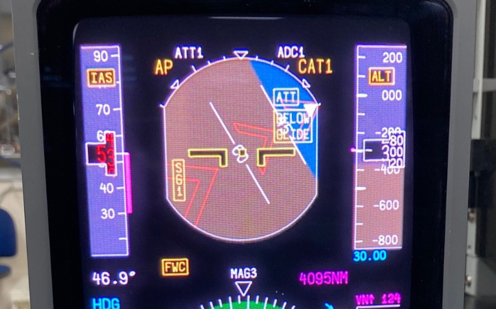 Colourful aircraft display 